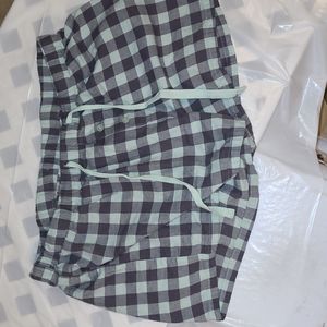 Women's flannel shorts for Sleepy Time.